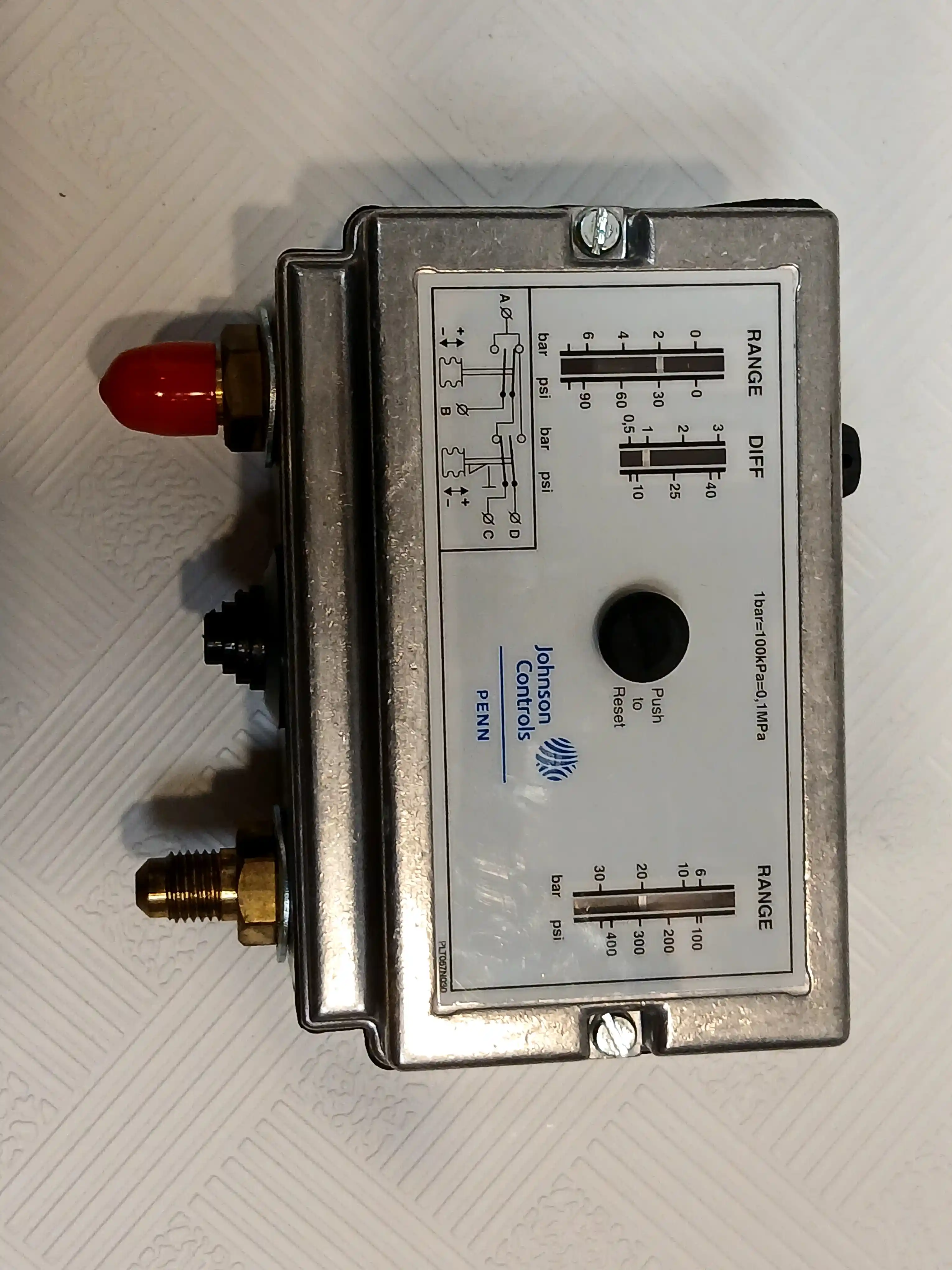 Dual Pressure Controls for Refrigeration SERIE P78